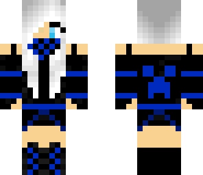 blue ninja girl