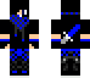 blue ninja girl