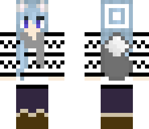 winter wolf girl