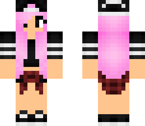pink hair tomboy