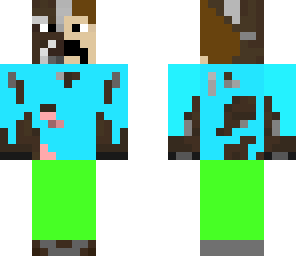 guy transforming into a cow
