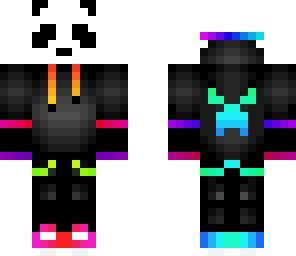 cool rainbow panda