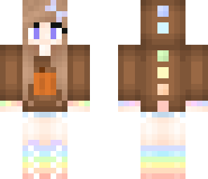 edit of cute fall dino girl