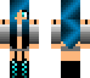 blue hair girl