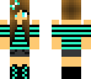 turquoise stripes