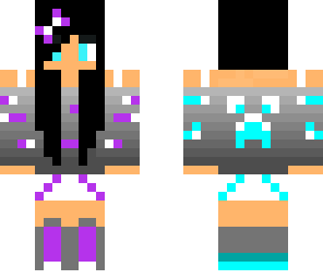 blue and purple ore