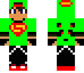 neon green superman