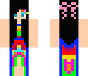 rainbow girl