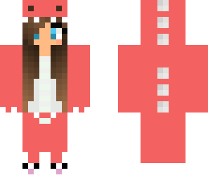 pink dino girl bunny