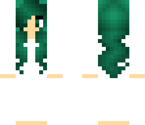 teal hair skin base