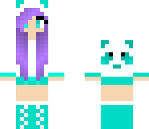 cute blue panda - 15 likes please