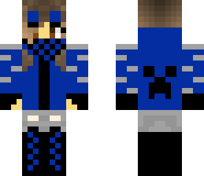 moddified titan crew girl skin with goggles