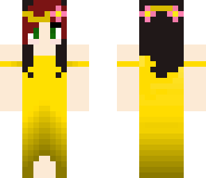 yellow dress