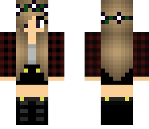 edit goth flannel girl