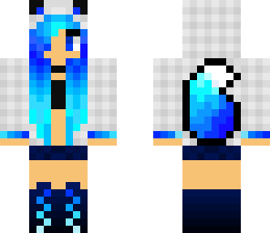 blue wolf girl