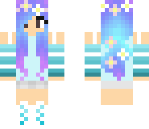 blue girl