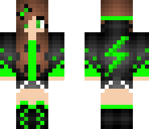 electric lime gamer girl