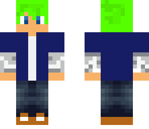green hair