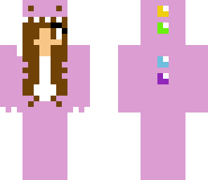 purple dino girl
