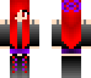 red and purple emo
