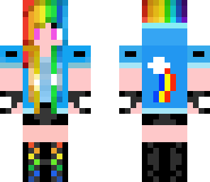 rainbow girl