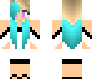 blue cute girl