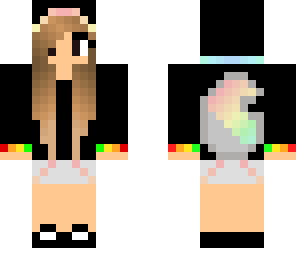 rainbow wolf girl fix up