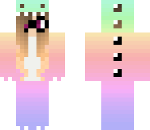 rainbow dinosaur girl