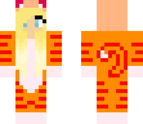 orange kitty girl