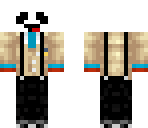 panda in a suit