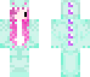 mint dino girl