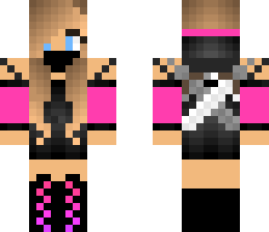cute pink ninja girl