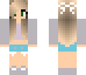 cute girl with bow