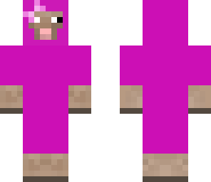 girl pink sheep