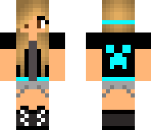 gamer girl blue