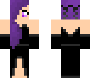 elegant girl black