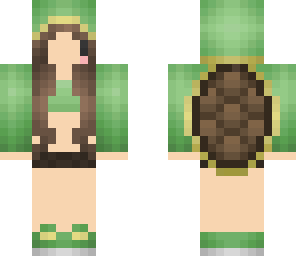 turtle girl chibi wip 2