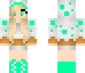 green cake girl