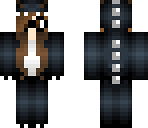 black nerd dino