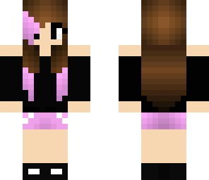 cute pink punky girl