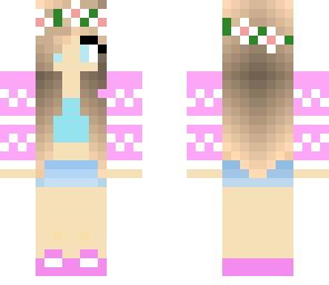 cute flower tumbler girl