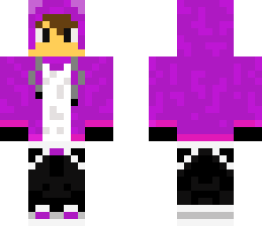 boy in purple hoodie