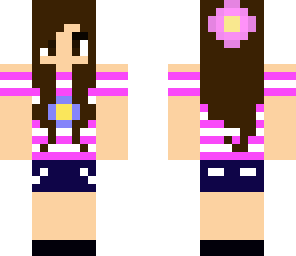 flower pink girl
