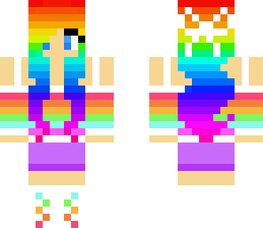 rainbow girl