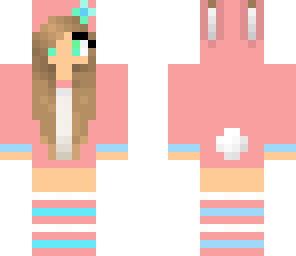 pastel bunny girl