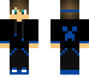 cute blue creeper boy edit