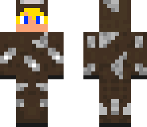 man in cow suit