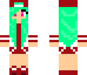 mint fresh cute girl
