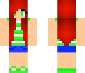red hair beach girl