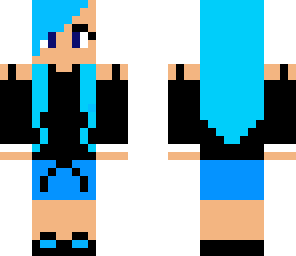blue girl
